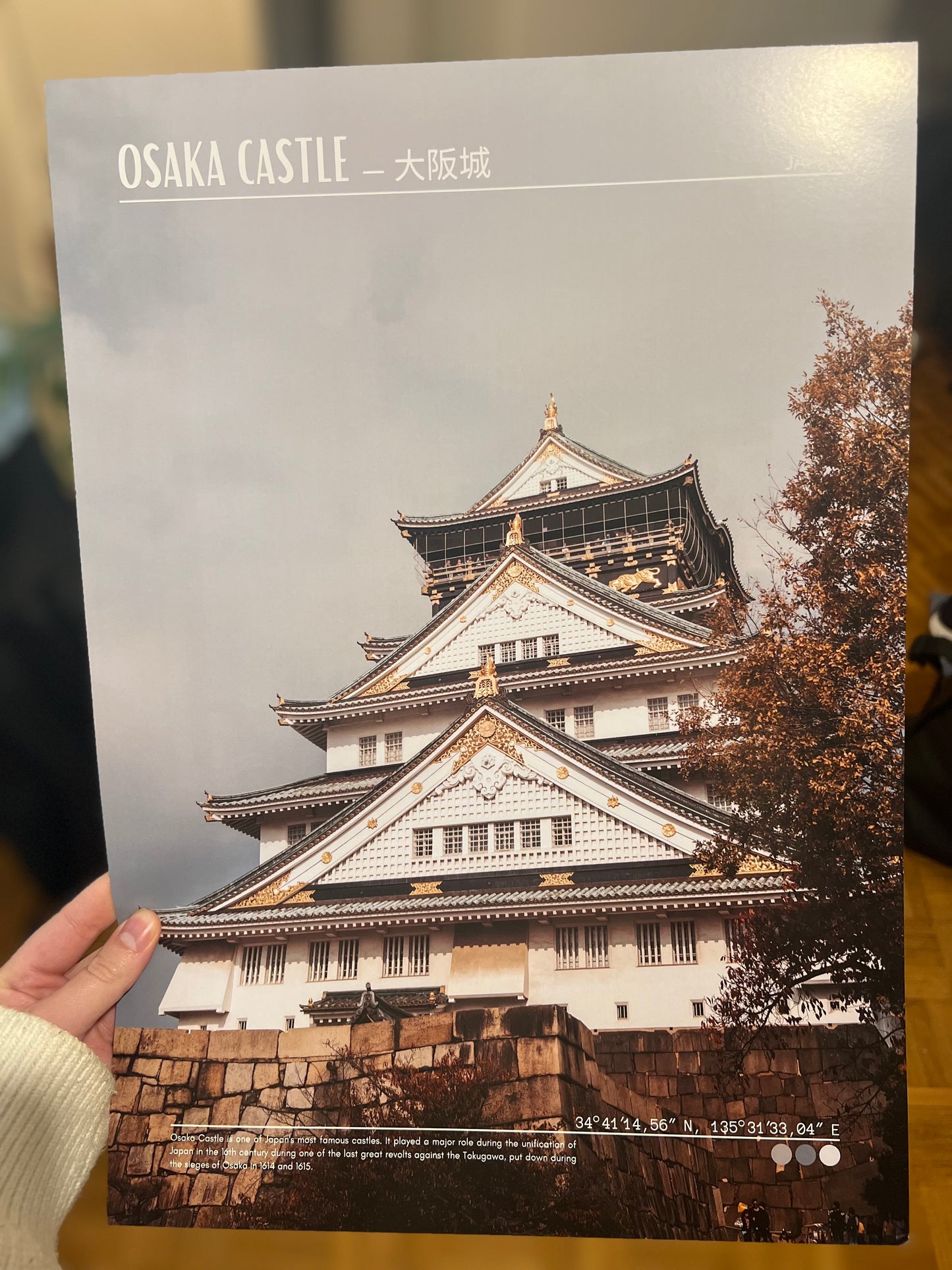 Affiche OSAKA CASTLE - A3